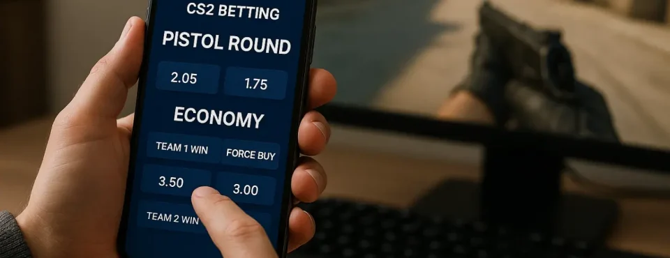 Ставки на пистолетные раунды и экономику в CS2: что предлагает Mostbet