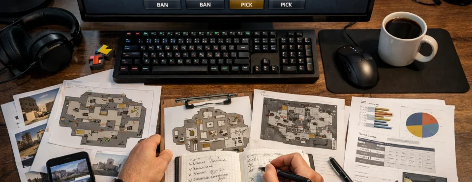 Как анализировать map pool в Counter-Strike 2 и выигрывать